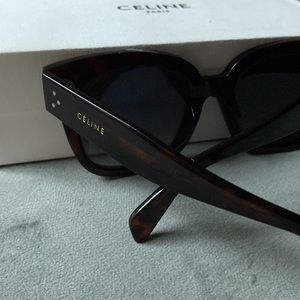 Celine Squared Oval Sunglasses